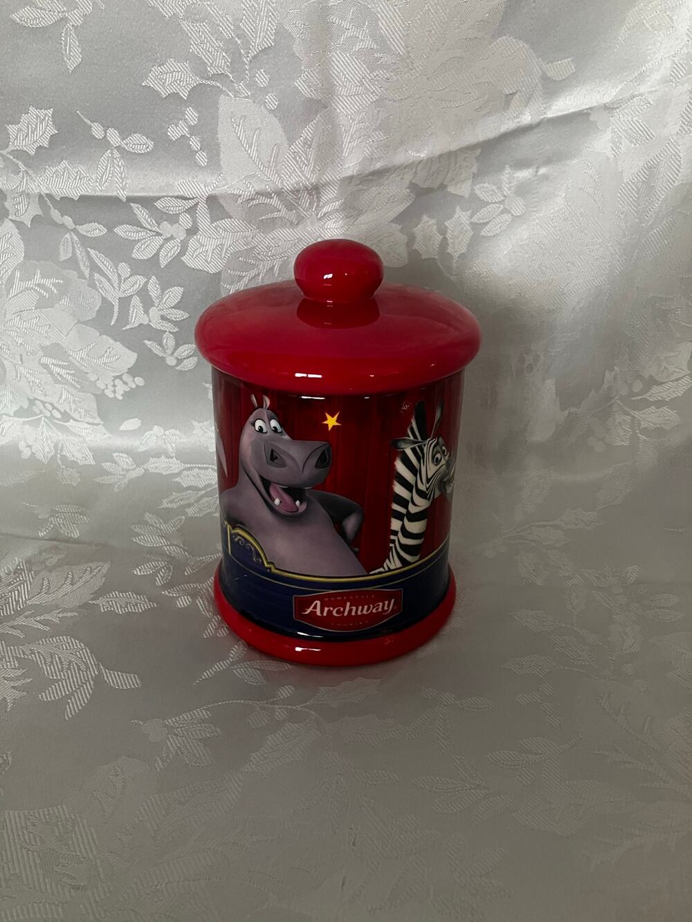 Archway Cookies Madagascar Cookie Jar 7" Alex Marty Gloria DreamWorks 2005